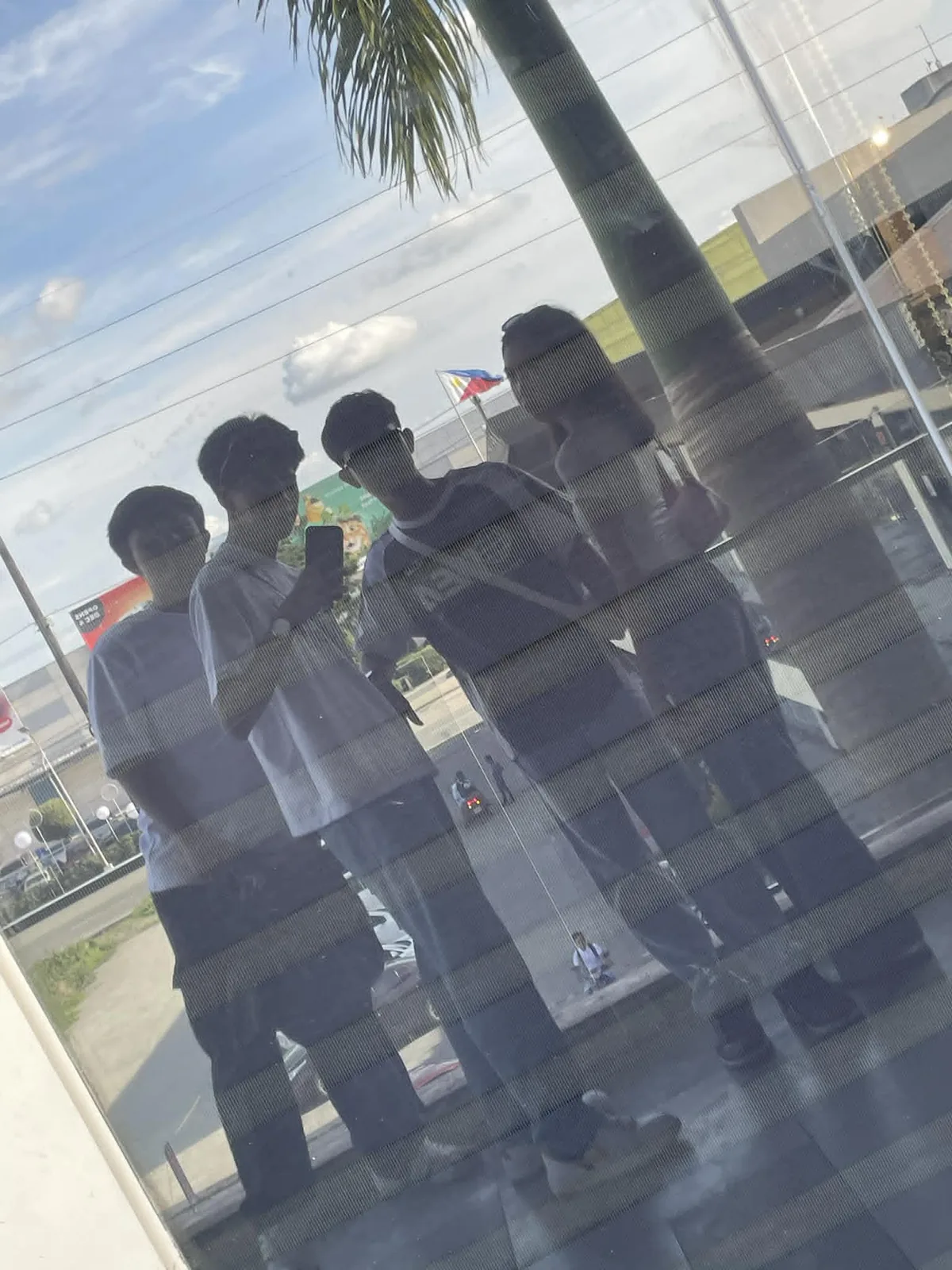A creative group photograph with friends